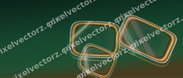 Abstract glass arc in pale pink and pale amber