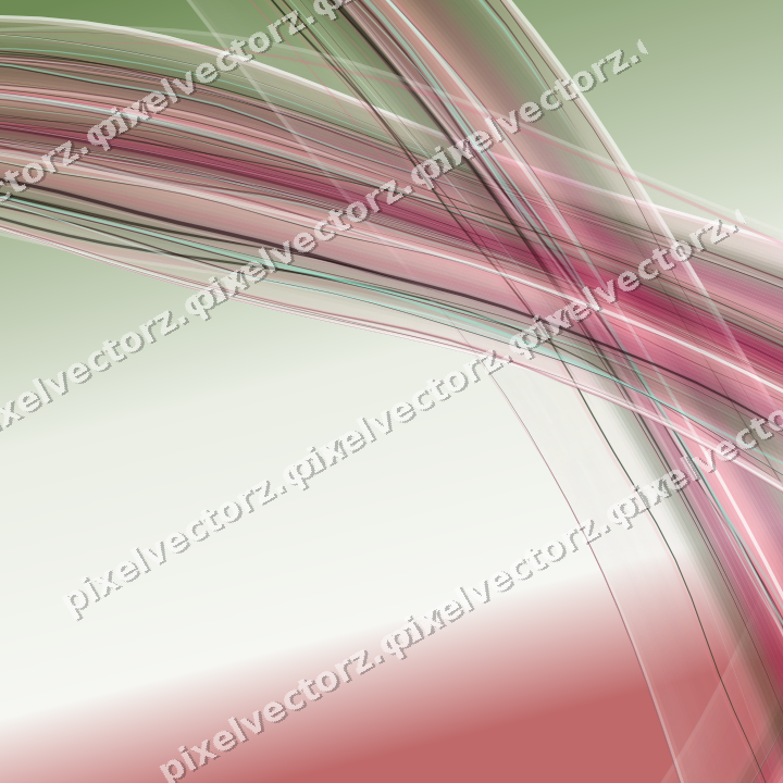 Abstract glass arc in pink and dark lime