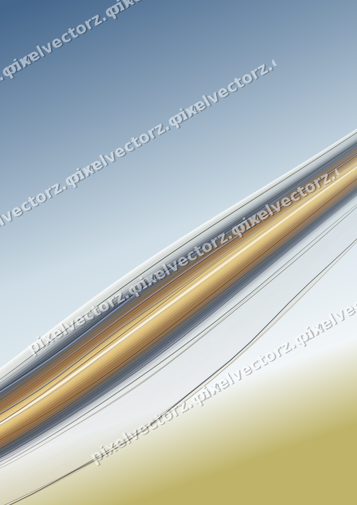 Abstract glass arc in orange and amber