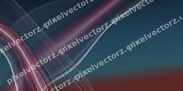 Abstract glass arc in pale pink and pale red
