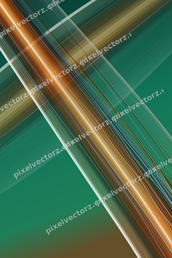Abstract glass arc in pink and orange