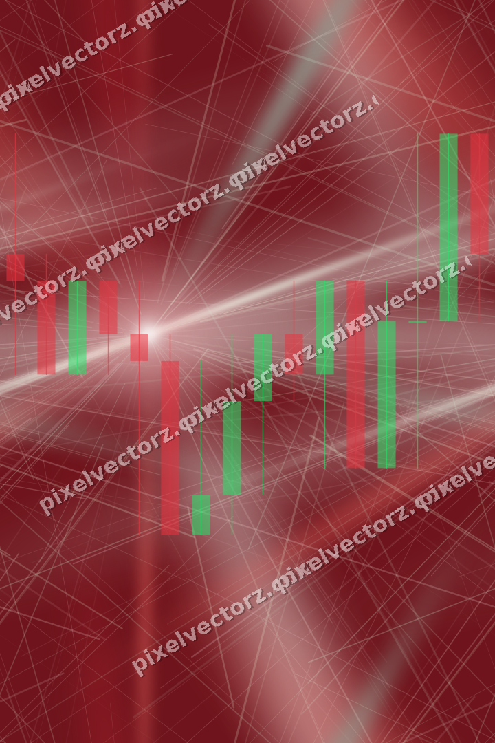 Nahtloser Neon Diagramm Hintergrund in Rot und Blasslimette