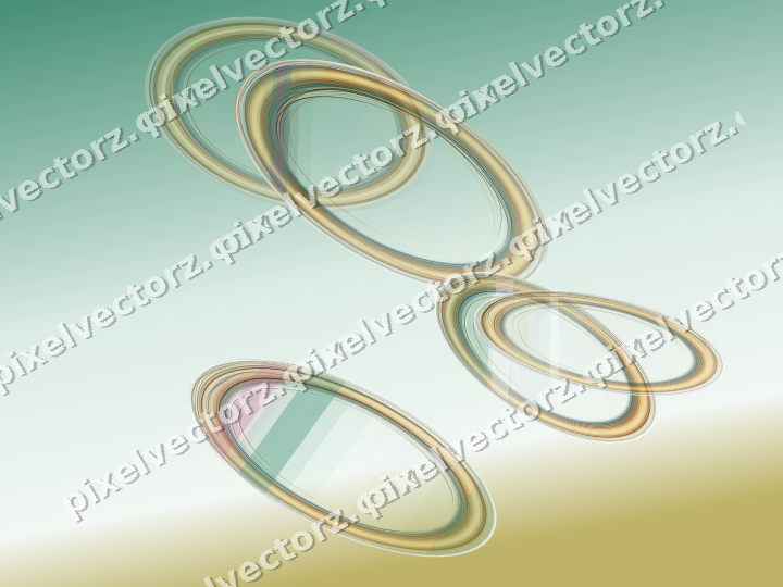 Abstract glass arc in dark magenta and pink