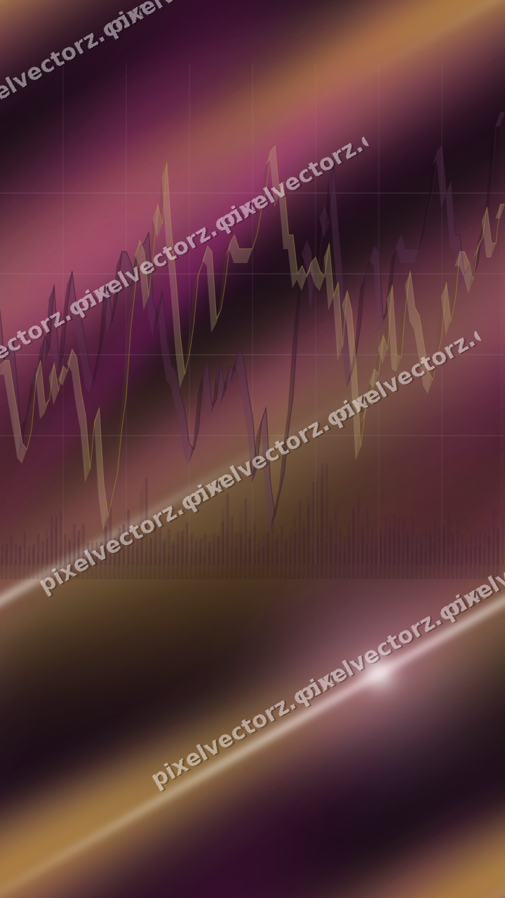 Nahtloser Neon Diagramm Hintergrund in Magenta und Bernstein