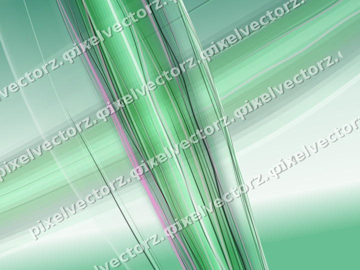 Abstract glass arc in green and teal