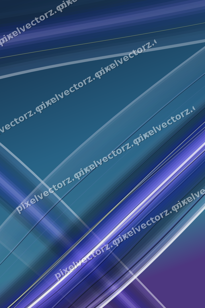 Abstract glass arc in blue and cyan