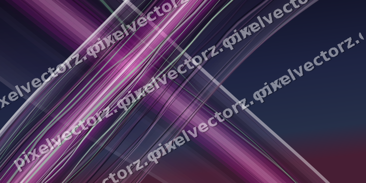 Abstract glass arc in purple and blue