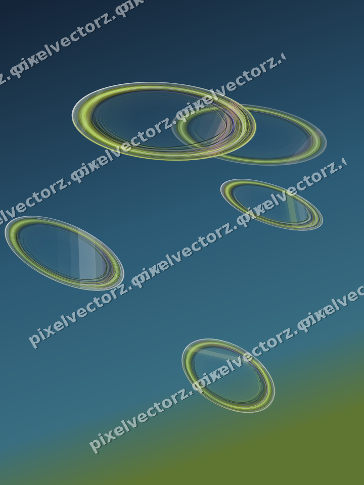 Abstract glass arc in dark magenta and lime