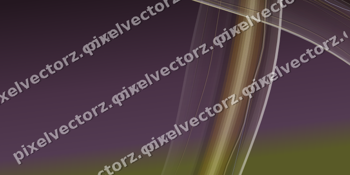 Abstract glass arc in dark magenta and lime