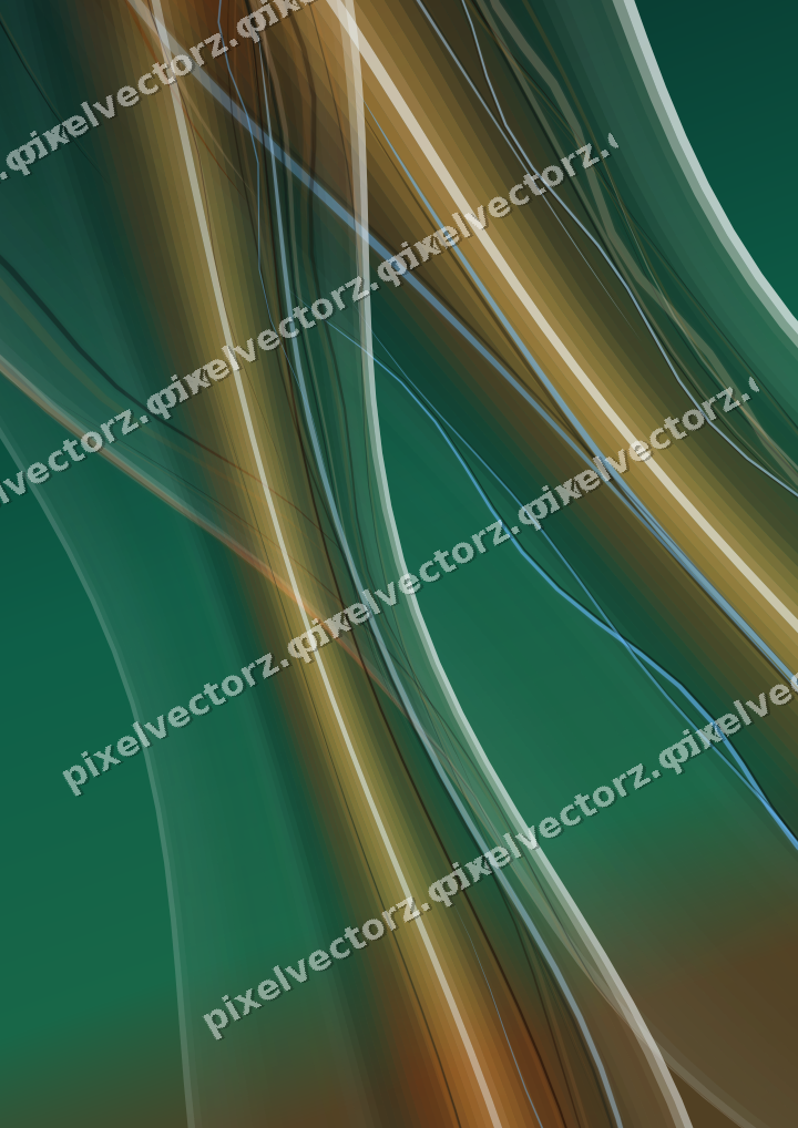 Abstract glass arc in pink and orange