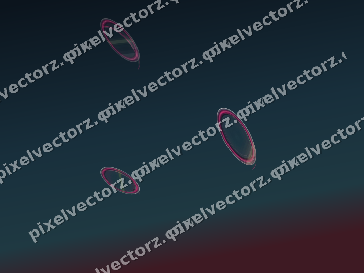 Abstract glass arc in lime and pink