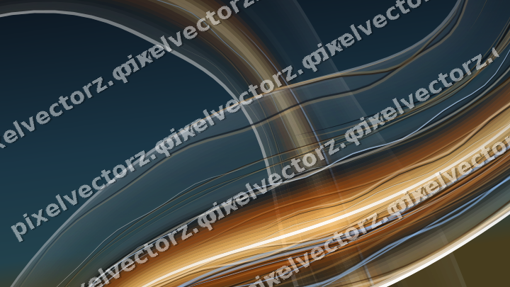 Abstract glass arc in pale pink and pale amber