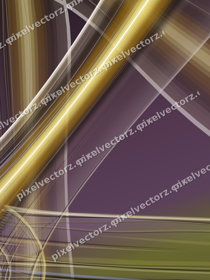 Abstract glass arc in dark magenta and lime