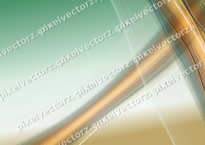 Abstract glass arc in red and orange