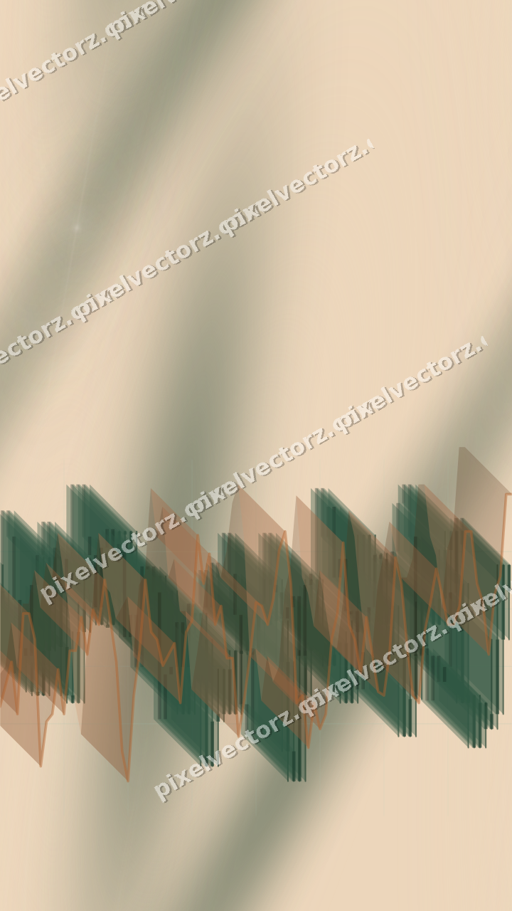 Nahtloser Pastell Diagramm Hintergrund in Dunkelgrün und Orange