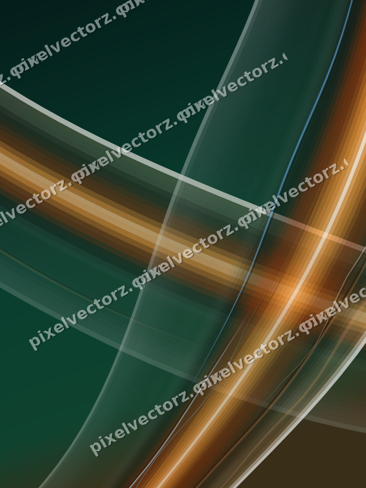 Abstract glass arc in pink and orange