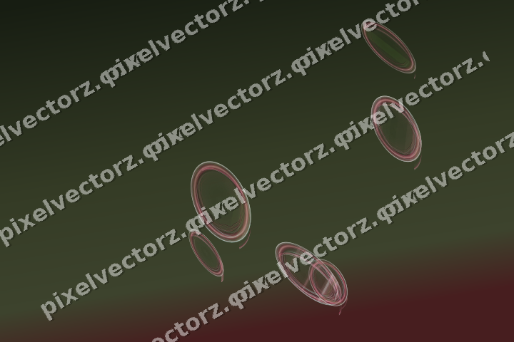 Abstract glass arc in pink and dark lime
