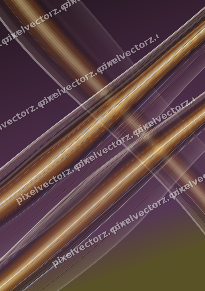 Abstract glass arc in dark magenta and amber