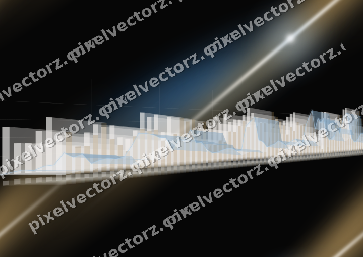Nahtloser Neon Diagramm Hintergrund in Blau und Rot