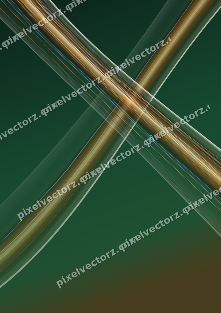 Abstract glass arc in pale pink and pale amber