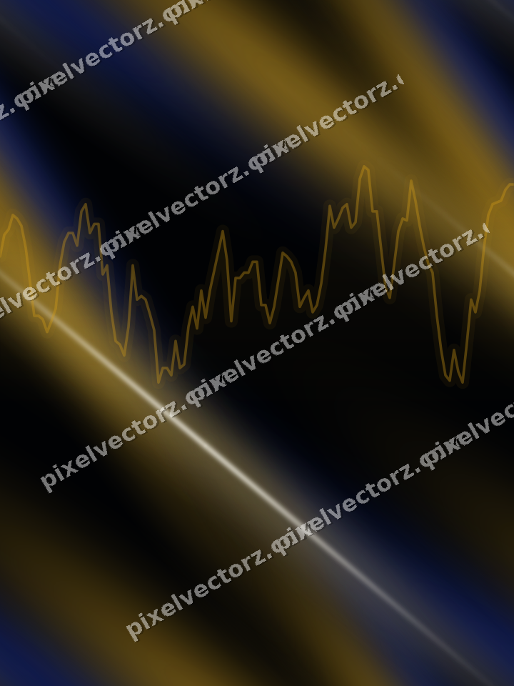 Nahtloser Neon Diagramm Hintergrund in Bernstein und Blau