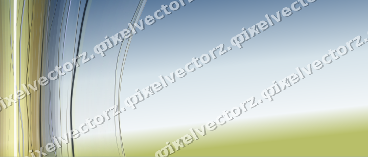 Abstract glass arc in dark amber and yellow