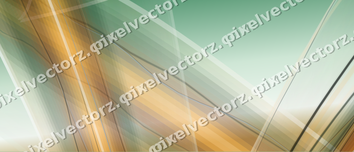 Abstract glass arc in red and orange