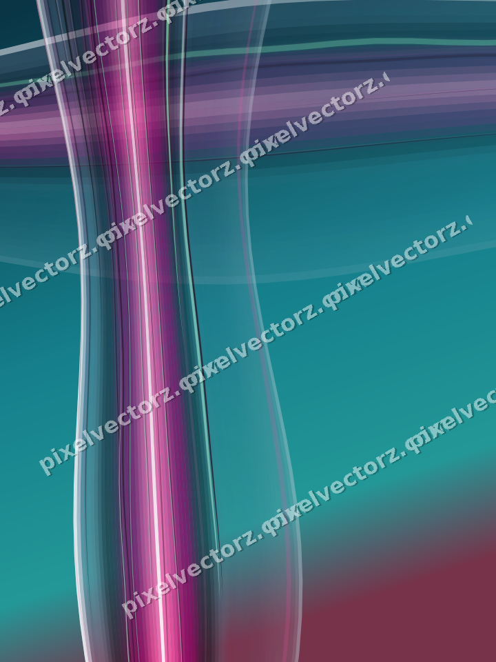 Abstract glass arc in magenta and purple
