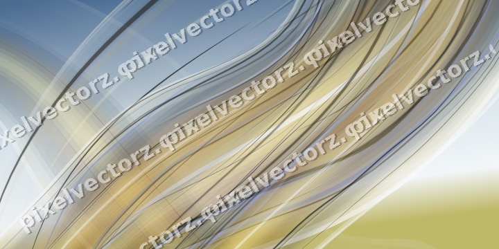 Abstract glass arc in amber and pale orange