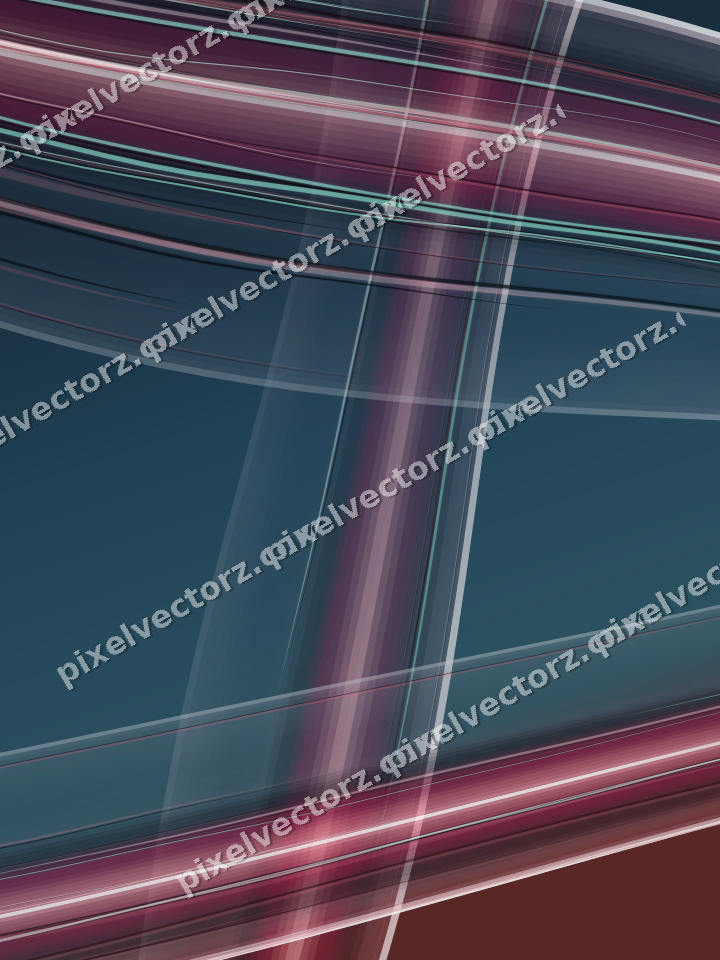 Abstract glass arc in pale pink and pale red