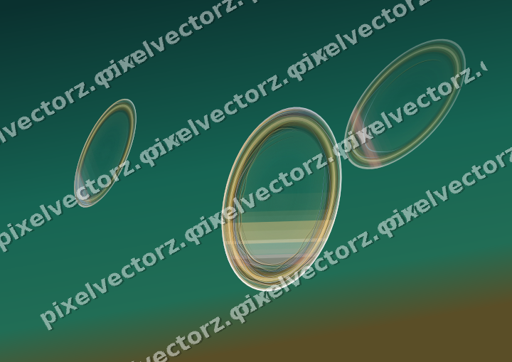 Abstract glass arc in pink and amber