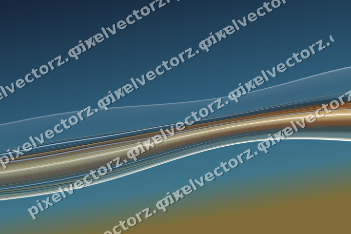 Abstract glass arc in pale pink and pale amber