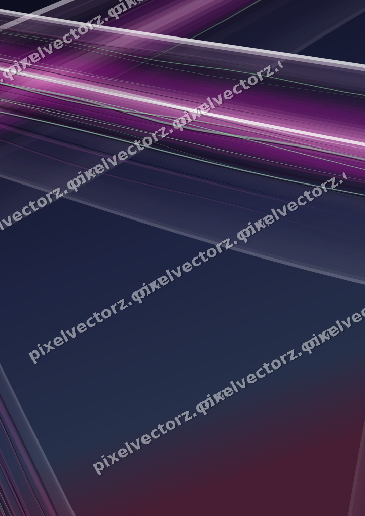 Abstract glass arc in purple and blue