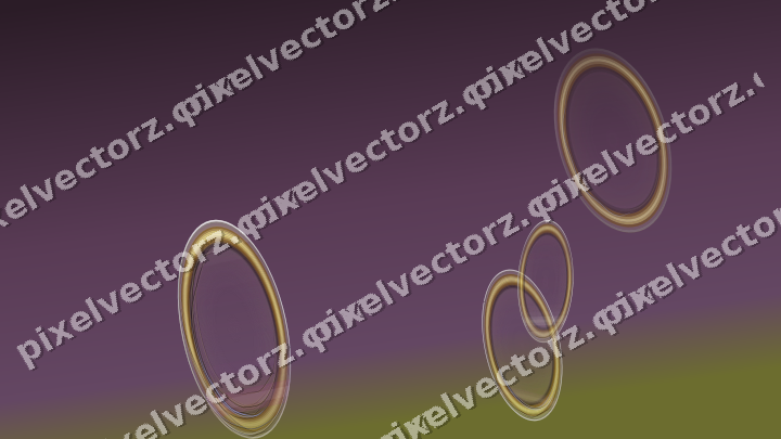 Abstract glass arc in dark magenta and lime