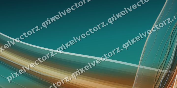 Abstract glass arc in pink and cyan