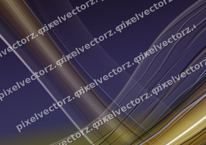 Abstract glass arc in amber and purple