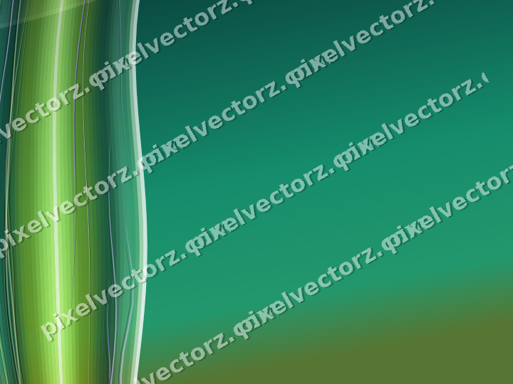 Abstract glass arc in green and lime