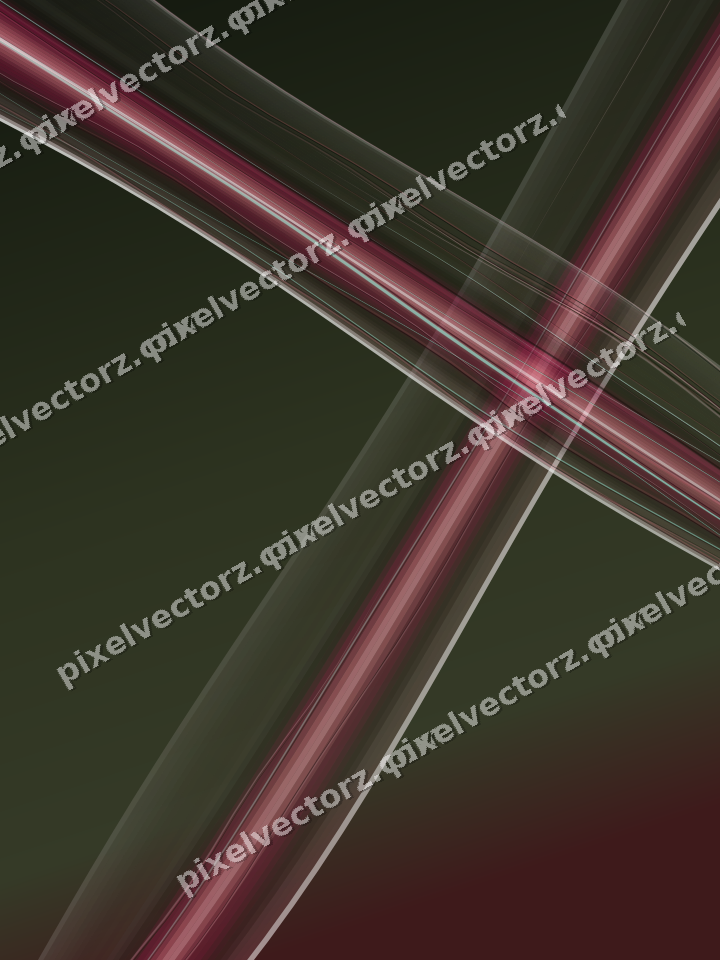 Abstract glass arc in pink and dark lime