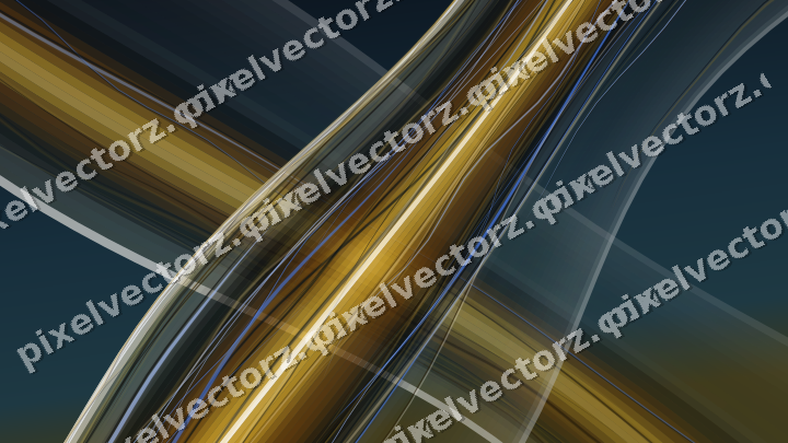 Abstract glass arc in dark green and amber