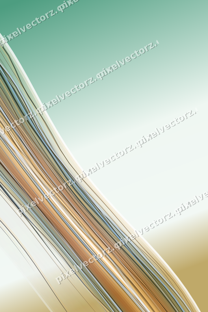 Abstract glass arc in pale pink and pale amber