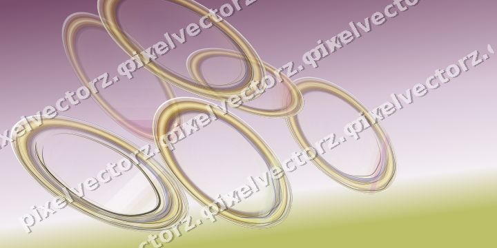 Abstract glass arc in dark magenta and lime