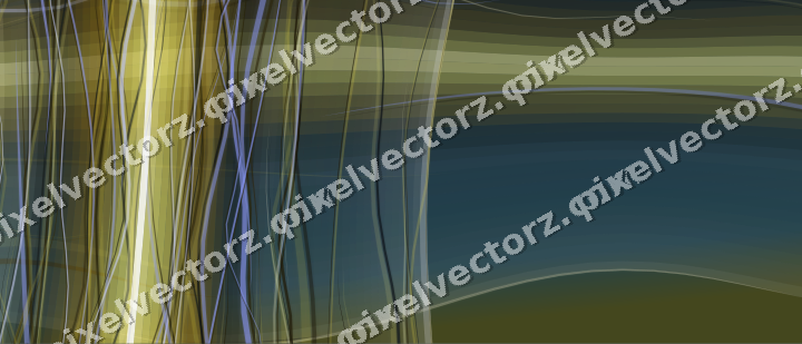 Abstract glass arc in dark amber and yellow