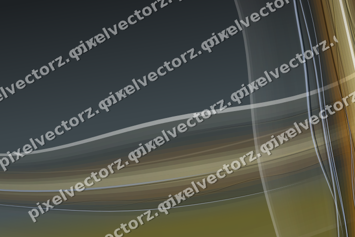 Abstract glass arc in amber and grey