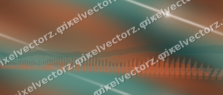 Nahtloser Neon Diagramm Hintergrund in Orange und Petrol