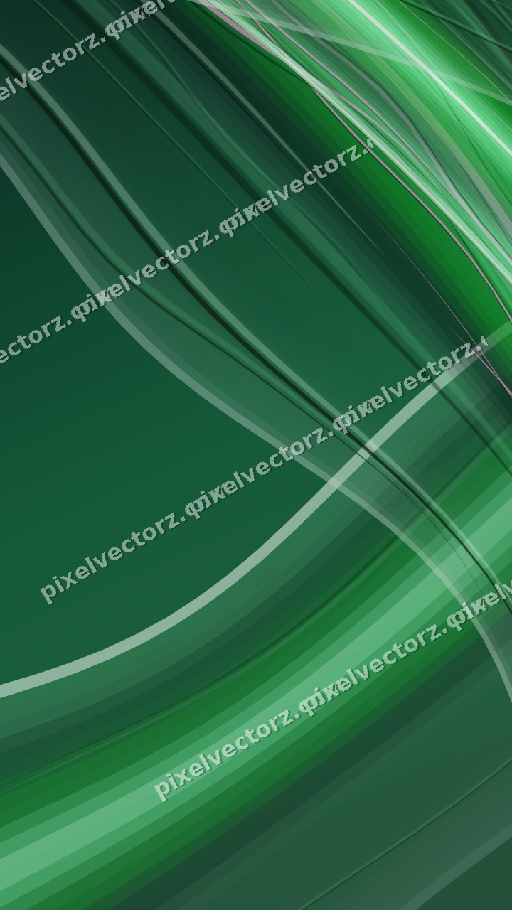 Abstract glass arc in green and teal