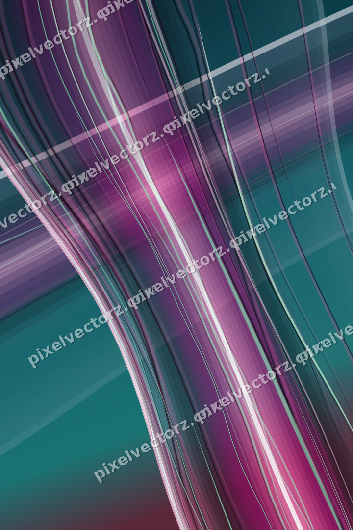 Abstract glass arc in magenta and purple