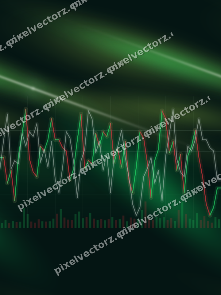 Nahtloser Neon Diagramm Hintergrund in Grün und Limette