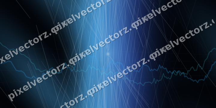 Nahtloser Neon Diagramm Hintergrund in Türkis und Blau