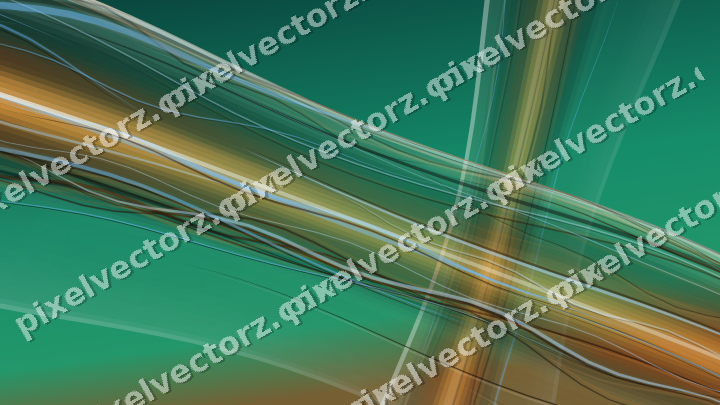 Abstract glass arc in pink and orange