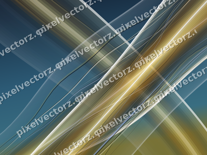 Abstract glass arc in amber and pale orange